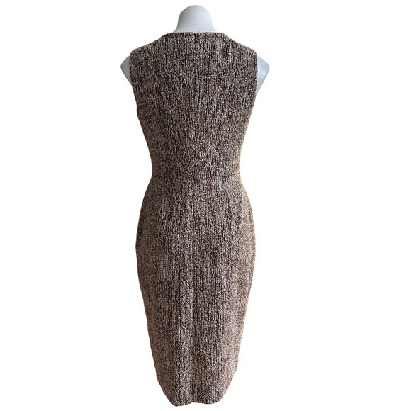 Calvin Klein NWT $134 Textured Tweed Sleeveless Sheath Dress, Women's Size 8 - Picture 5 of 10